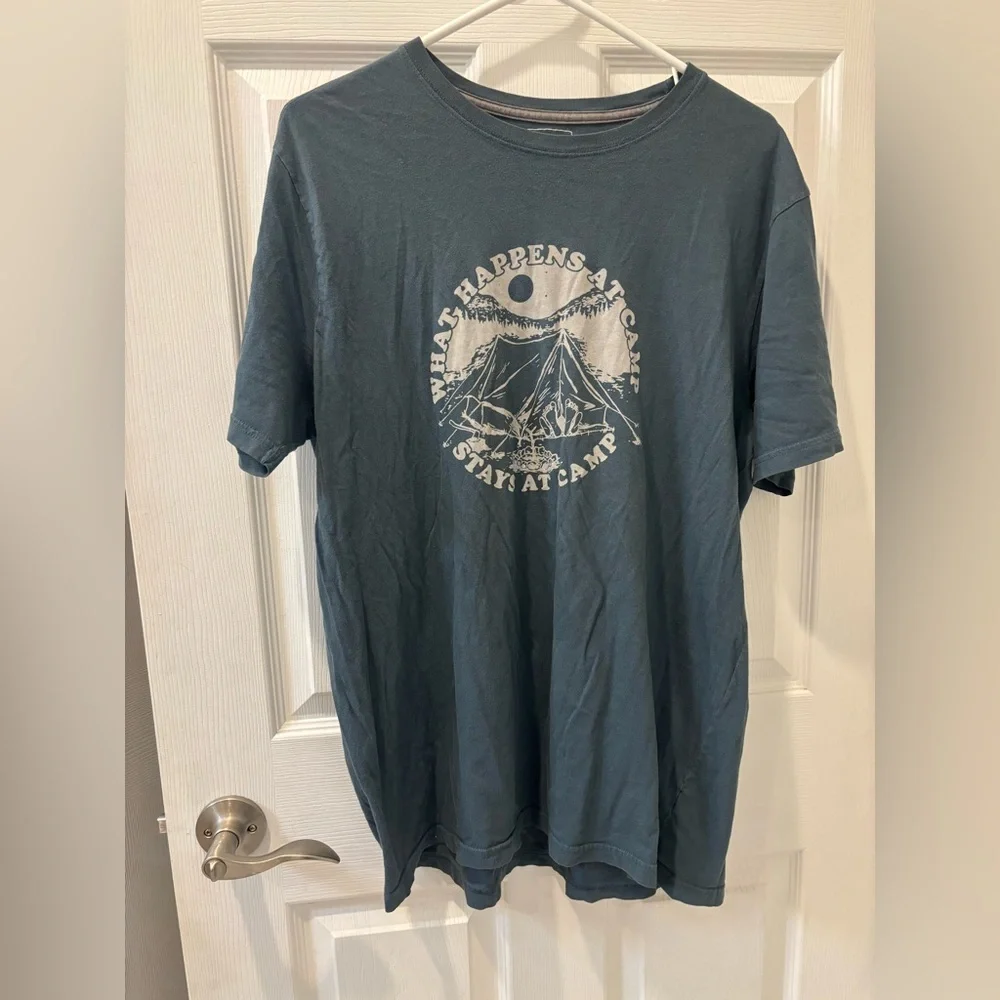 5/$25 The North Face Men's Blue Graphic T-Shirt